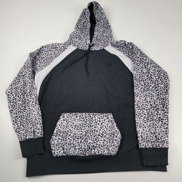 Hooey Savannah Pullover Hoodie Cheetah Women's 2XL Unisex Kangaroo Pocket - Picture 1 of 12